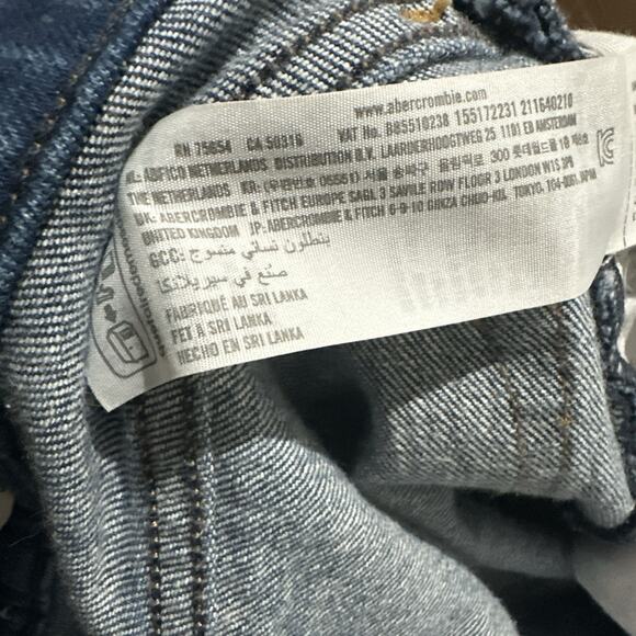 Abercrombie & Fitch Ultra High Rise Flare Jeans Womens 26/2 (Fits 25x32) Stretch - Picture 8 of 10